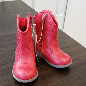 Red cowgirl boots
